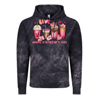 Cloud Black happy valentine's day coffee cups Vintage Hoodie - MaliasSmallBusiness