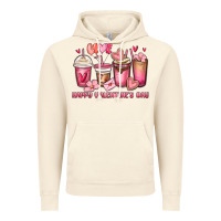 Vintage Artic happy valentine's day coffee cups Vintage Hoodie - MaliasSmallBusiness