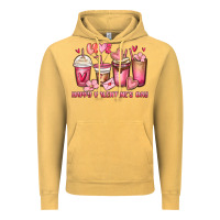Vintage Mustard happy valentine's day coffee cups Vintage Hoodie - MaliasSmallBusiness