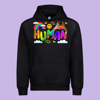 Human Pride Urban Hoodie Designed By Lillyallendesigns