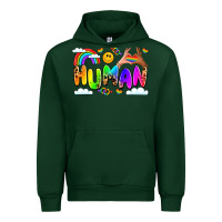 Forest Green human pride Urban Hoodie - LillyAllenDesigns