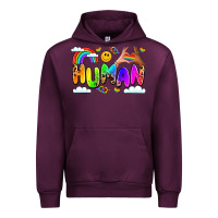 Mauve Wine human pride Urban Hoodie - LillyAllenDesigns