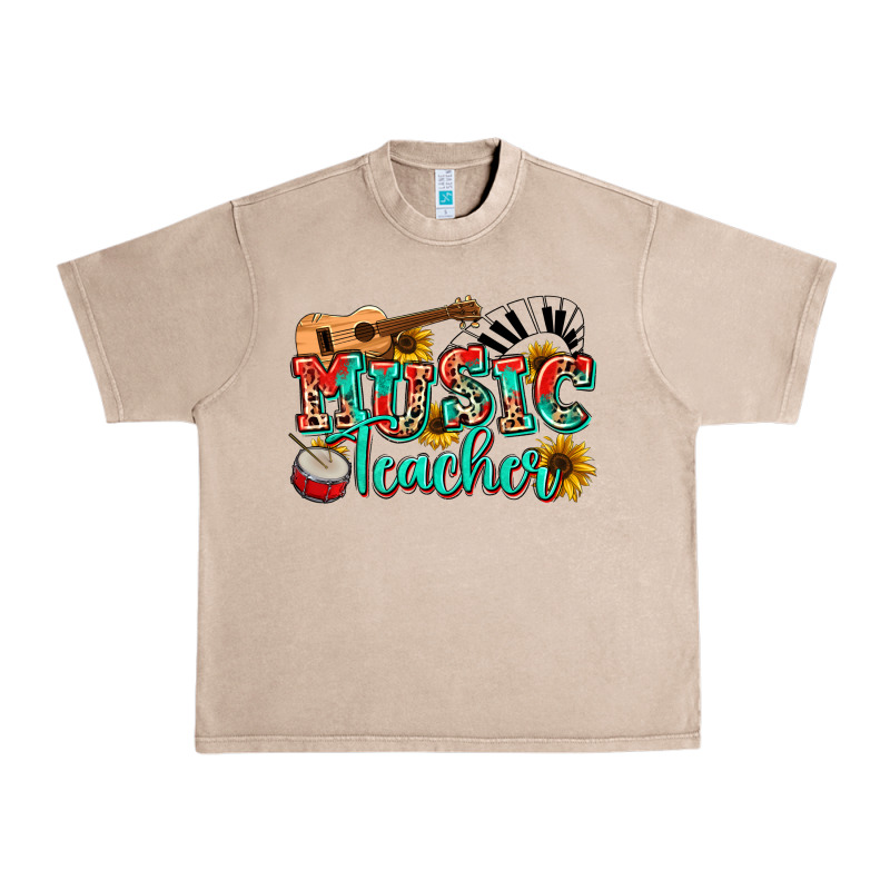 Music Teacher Urban Heavy Tee by NancyCooperArtShop | Teevron