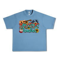 Pebble Blue music teacher Urban Heavy Tee - NancyCooperArtShop