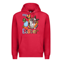 Cardinal My first Easter Boy Easter Day Premium Hoodie - HowdyJamesFarm