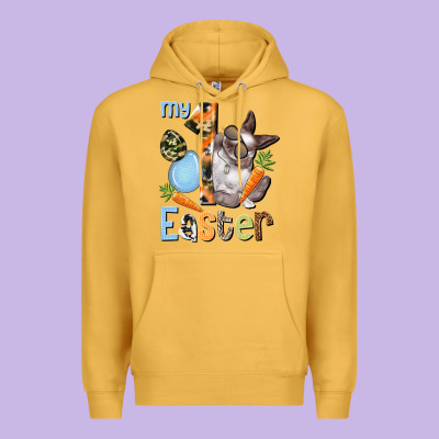 My First Easter Boy Easter Day Premium Hoodie Designed By Howdyjamesfarm