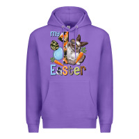 Purple My first Easter Boy Easter Day Premium Hoodie - HowdyJamesFarm