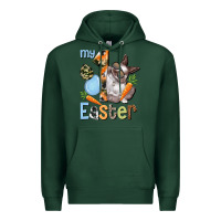 Sports Green My first Easter Boy Easter Day Premium Hoodie - HowdyJamesFarm