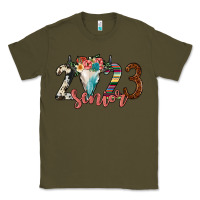 Army Green 2023 senior bull skull Classic Tee - JahusDesignShop