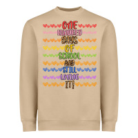Mushroom one hundred days of school and still loving it! Heavyweight Sweatshirt - Artiststas