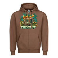 Chestnut Back that thing up Zipper Hoodie - HowdyJamesFarm