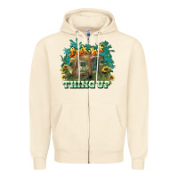 Sandshell Back that thing up Zipper Hoodie - HowdyJamesFarm