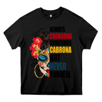 Black always chingona sugar skull Heavy Core Tee - BundleAndBundleShop
