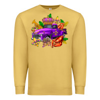 Antique Gold mardi gras truck olivia Premium Sweatshirt - OliviaCreatesArt