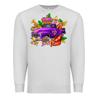 Dove Grey mardi gras truck olivia Premium Sweatshirt - OliviaCreatesArt