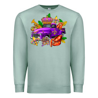 Seafoam mardi gras truck olivia Premium Sweatshirt - OliviaCreatesArt