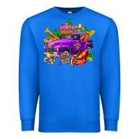 True Royal mardi gras truck olivia Premium Sweatshirt - OliviaCreatesArt