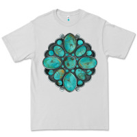 Dove Grey turquoise gemstone Premium Tee - Artiststas