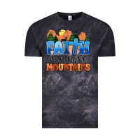 Cloud Black faith can move mountains Vintage Tee - MaliasSmallBusiness
