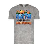 Cloud Rock faith can move mountains Vintage Tee - MaliasSmallBusiness
