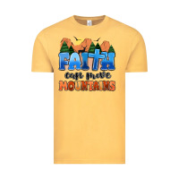 Vintage Mustard faith can move mountains Vintage Tee - MaliasSmallBusiness