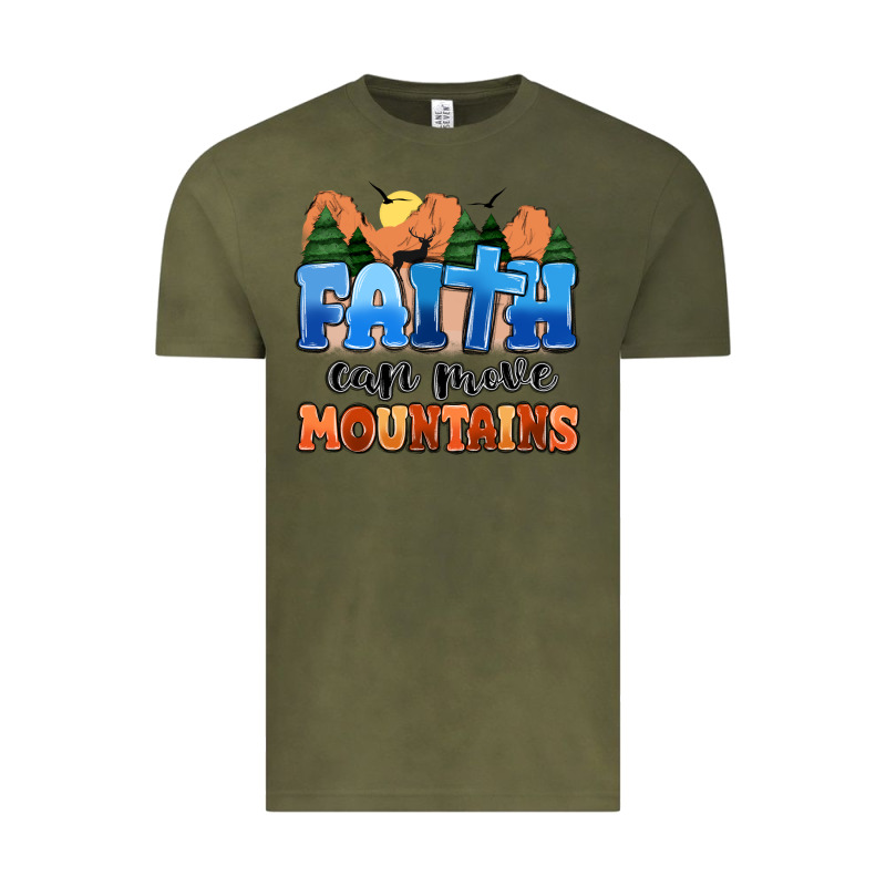 Faith Can Move Mountains Vintage Tee by MaliasSmallBusiness | Teevron