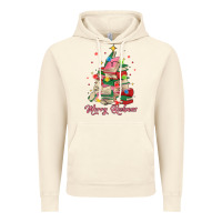 Vintage Artic merry bookmas christmas book tree Vintage Hoodie - MaliasSmallBusiness