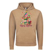 Vintage Coffee merry bookmas christmas book tree Vintage Hoodie - MaliasSmallBusiness