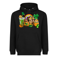 Black St. Patricks coffee cups Heavyweight Hoodie - HowdyJamesFarm