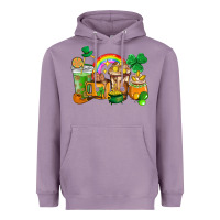 Lavender St. Patricks coffee cups Heavyweight Hoodie - HowdyJamesFarm