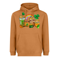 Meerkat St. Patricks coffee cups Heavyweight Hoodie - HowdyJamesFarm
