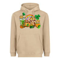 Mushroom St. Patricks coffee cups Heavyweight Hoodie - HowdyJamesFarm