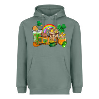 Sage St. Patricks coffee cups Heavyweight Hoodie - HowdyJamesFarm