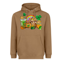 St. Patricks Coffee Cups Heavyweight Hoodie | Teevron