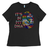 Black it's in my dna Ladies Tee - BundleAndBundleShop