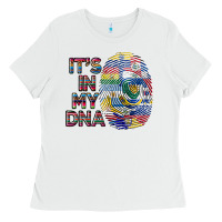 White it's in my dna Ladies Tee - BundleAndBundleShop
