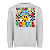 Heather Grey 100 days of school Heavyweight Sweatshirt - Artiststas