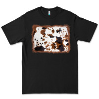 Black cowhide background Premium Tee - AdoDesignShop