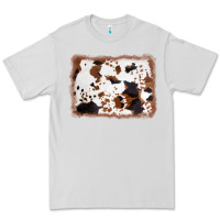 Dove Grey cowhide background Premium Tee - AdoDesignShop
