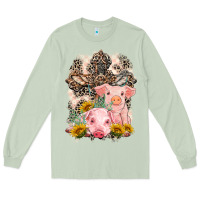 Matcha Western Pigs with Crosses Long Sleeve Tee - LillyAllenDesigns