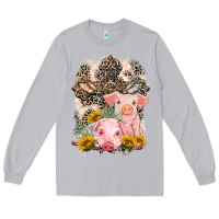 Moon Dust Western Pigs with Crosses Long Sleeve Tee - LillyAllenDesigns