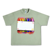 Oil Green crayons add your text Urban Heavy Tee - NancyCooperArtShop