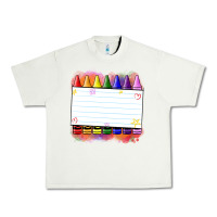 Pistachio crayons add your text Urban Heavy Tee - NancyCooperArtShop