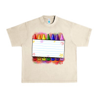 Sandshell crayons add your text Urban Heavy Tee - NancyCooperArtShop