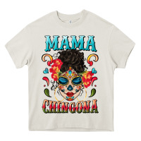 Cream mama chingona Heavy Core Tee - BundleAndBundleShop