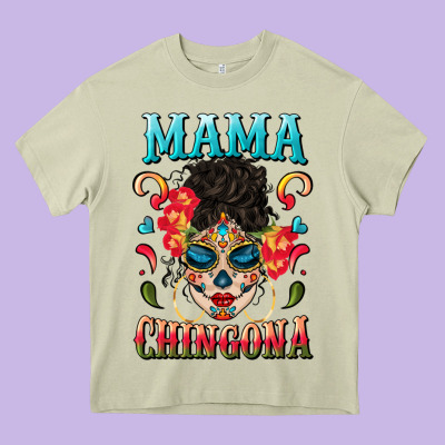 Mama Chingona Heavy Core Tee Designed By Bundleandbundleshop