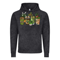 Vintage Black plant lover coffee cups Vintage Hoodie - NancyCooperArtShop