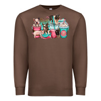 Chestnut pig coffee cups Premium Sweatshirt - OliviaCreatesArt