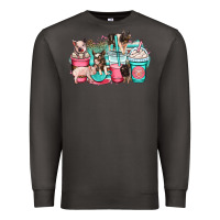 Smoke pig coffee cups Premium Sweatshirt - OliviaCreatesArt