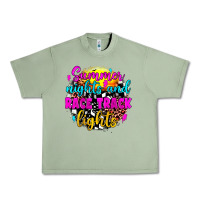 Oil Green summer nights and race track lights Urban Heavy Tee - JahusDesignShop